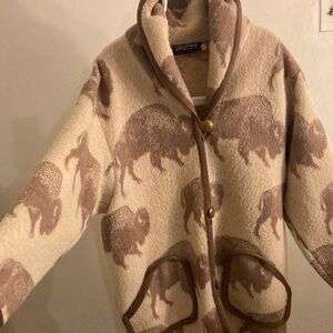 Rare Vintage coat "Southwest art wear" style